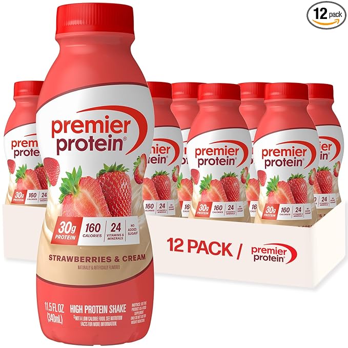 Strawberries & Cream Protein Shake 11.5 oz (12 PACK)