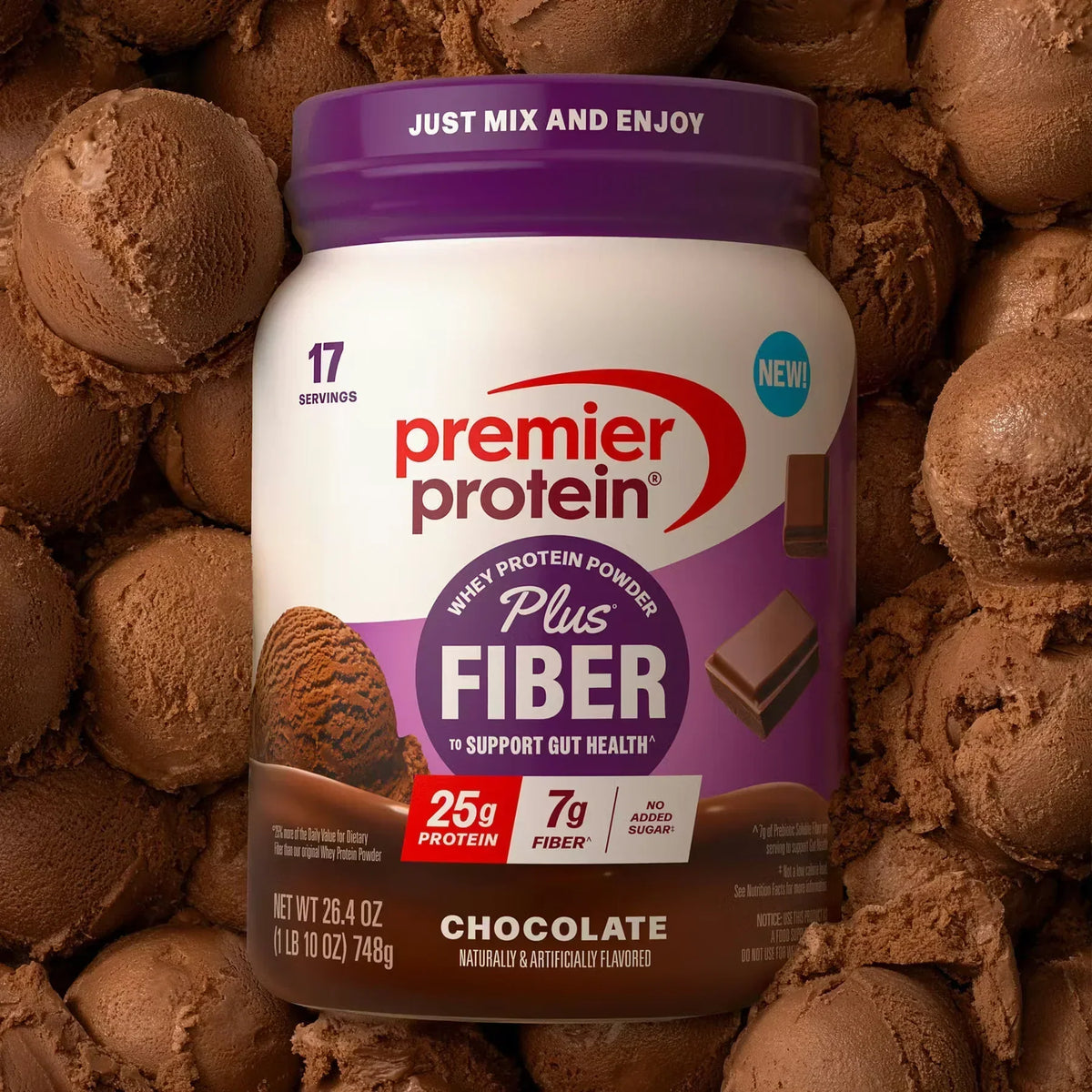 Chocolate Protein Plus Fiber Powder(29 Servings)