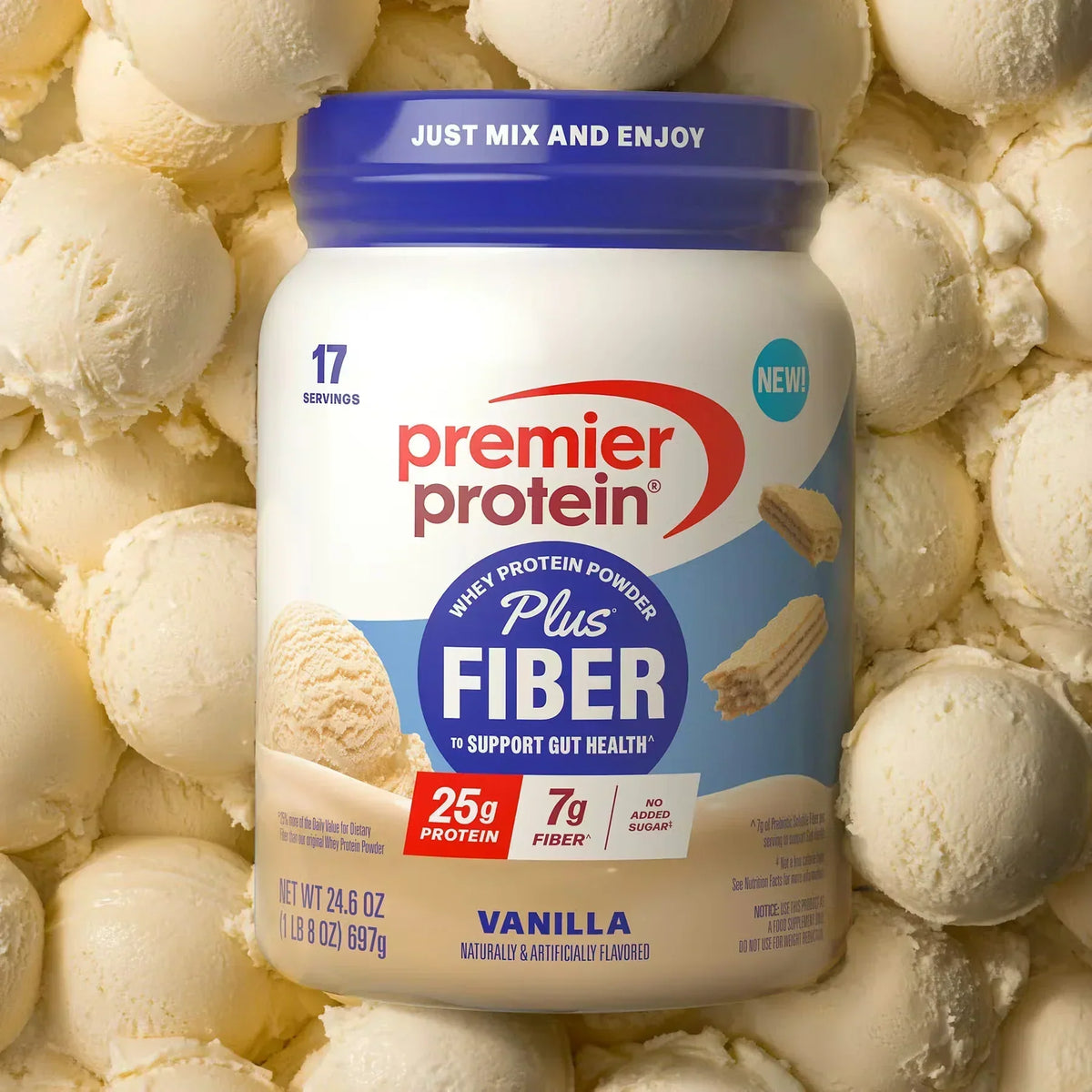 Vanilla Protein Plus Fiber Powder(29 Servings)